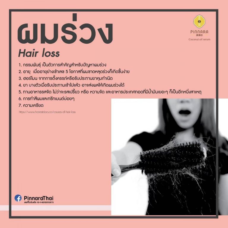 พิณนาราแก้ผมร่วง